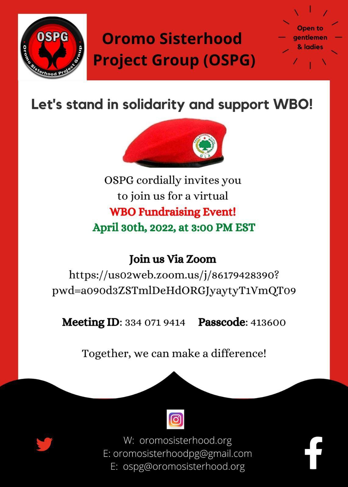 Oromo sisterhood OSPG